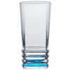 ČAŠA ZA PRODUŽENA PIĆA  335 ml  - prozirna/tirkizna, Osnovno, staklo (6,8/14cm) - Homeware