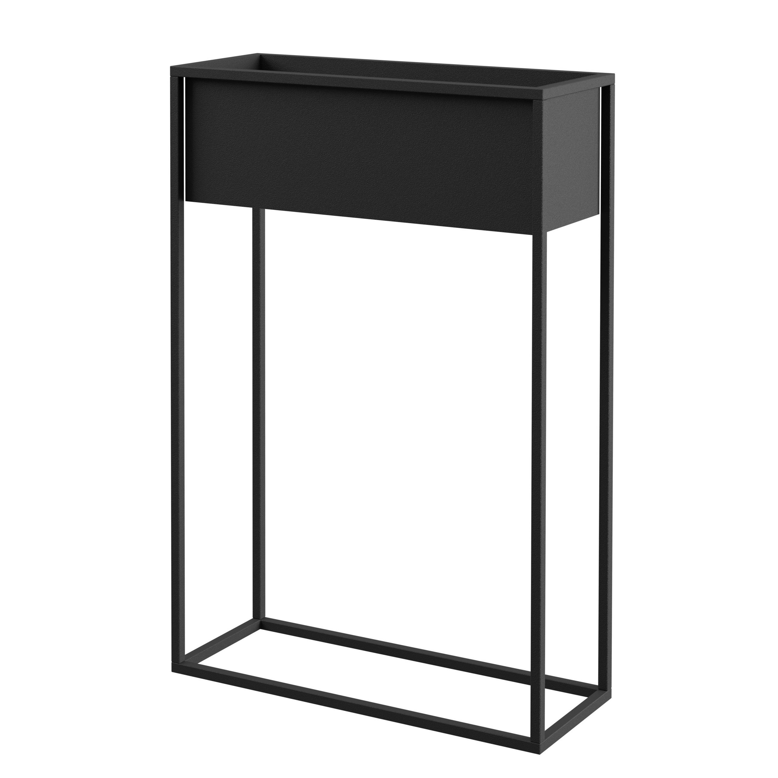 BLUMENSTÄNDER in Metall  - Schwarz, Basics, Metall (60/23/90cm)