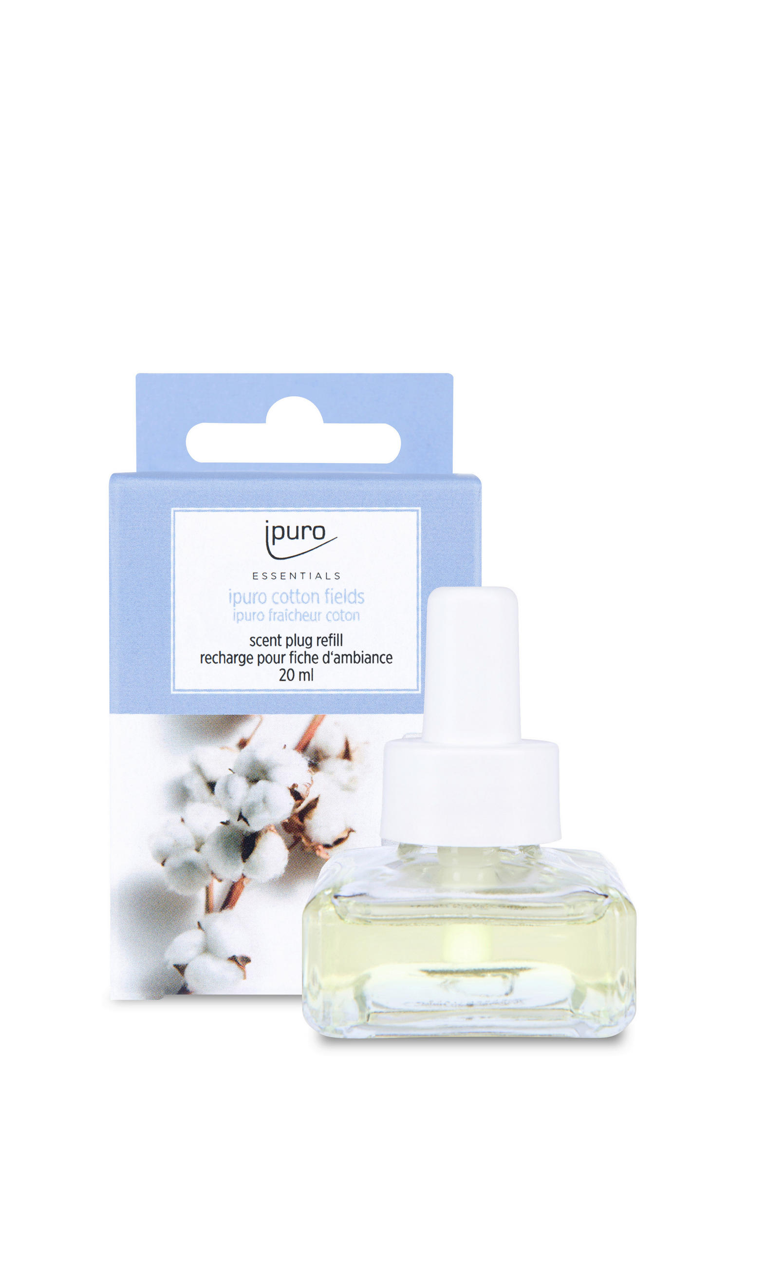 RAUMDUFT-NACHFÜLLUNG 20 ml Baumwolle  - Basics, Glas (20ml) - Ipuro