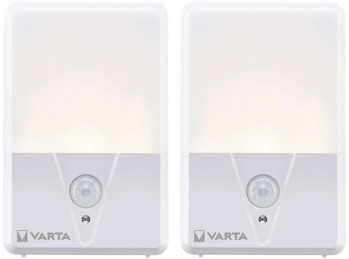 ÉJJELI LÁMPA - fehér, Basics, műanyag (16,8/23,7/3,1cm) - Varta