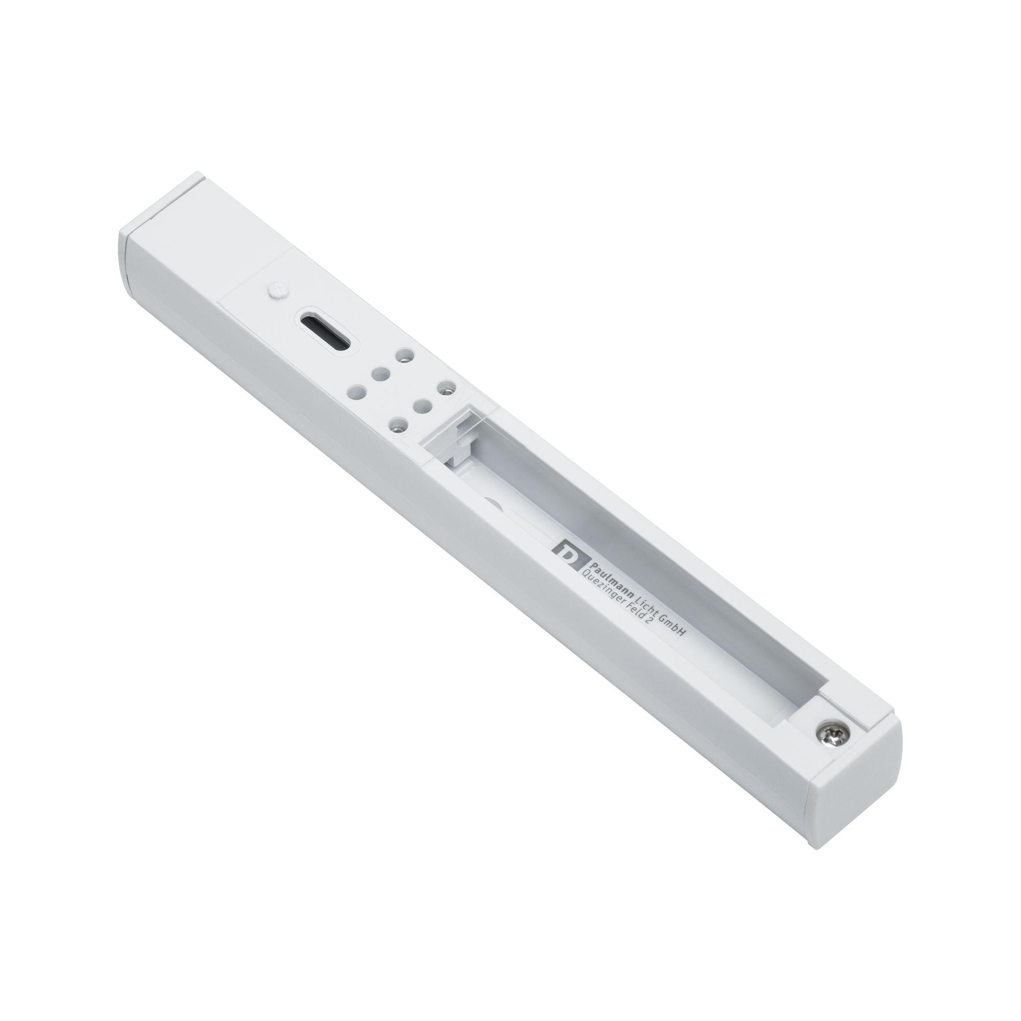 SCHIENENSYSTEM-EINSPEISER - Weiß, Basics, Kunststoff (18,7/8,3cm) - Paulmann