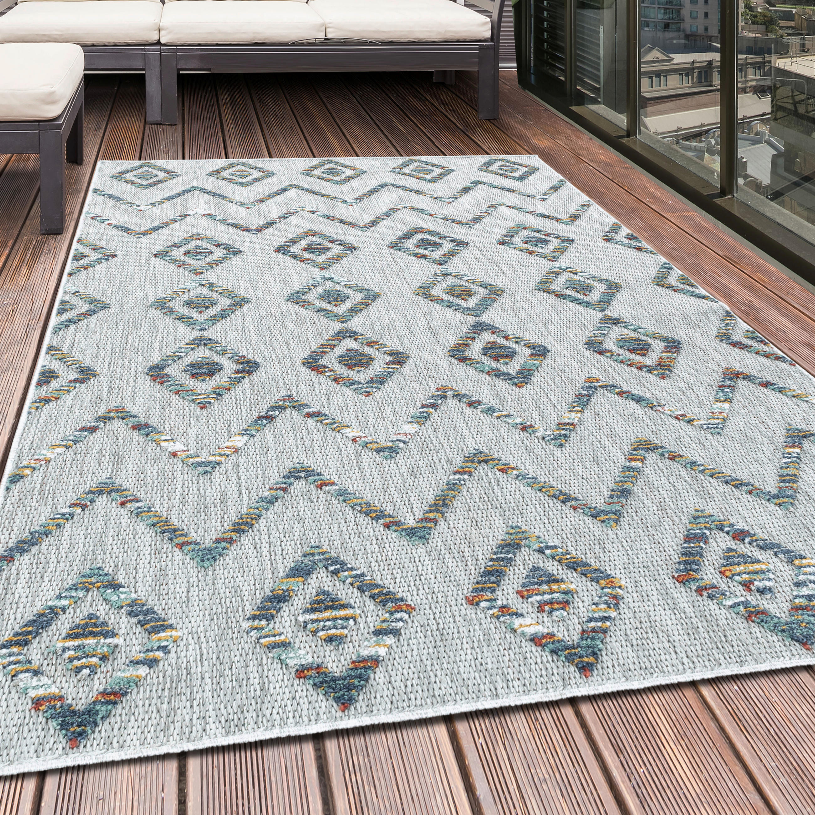 LÄUFER 80/250 cm Bahama  - Multicolor, Design, Textil (80/250cm) - Novel