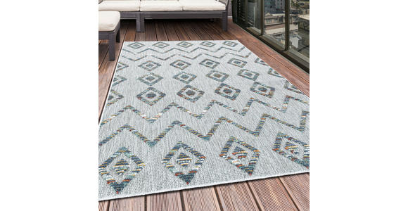 FLACHWEBETEPPICH BAHAMA - Multicolor, Design, Textil (140/200cm) - Novel