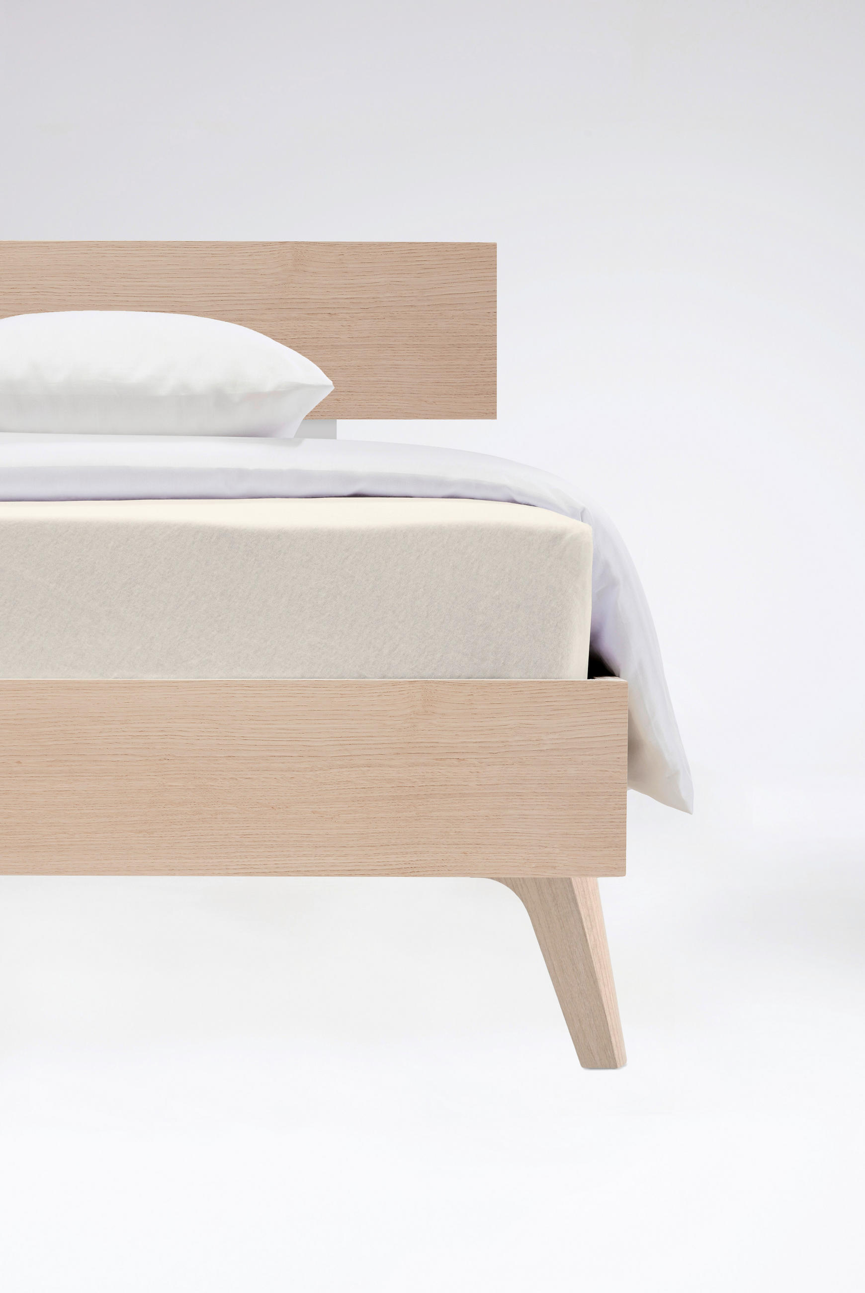 Fleuresse Spannbetttuch Flausch Jersey Creme 100x200 cm
