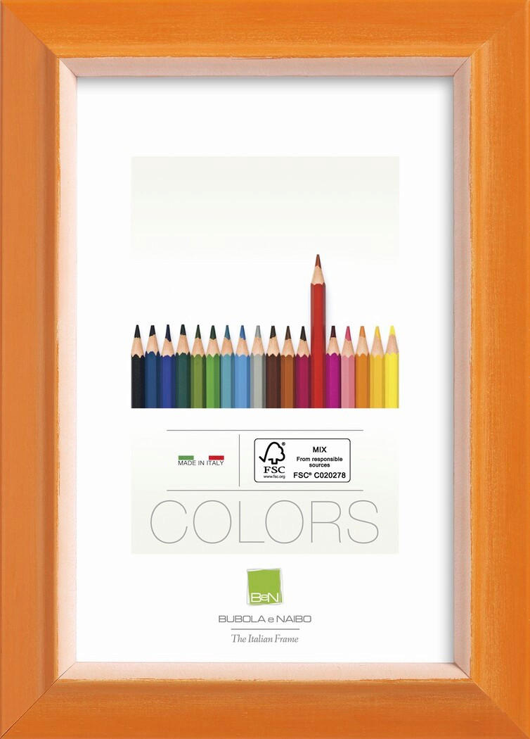RAHMEN 42,6/32,6 cm  - Orange, KONVENTIONELL, Glas/Holz (42,6/32,6cm)