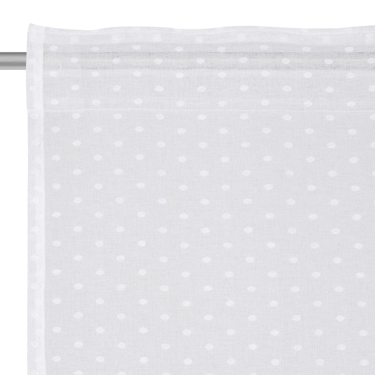 Draperie Confecționată semitransparent  - alb, Basics, textil (140/245cm) - Esposa