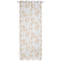 Perdea Cu Inele Tip Capsă semitransparent  - galben, Konventionell, textil (135/245cm) - Esposa