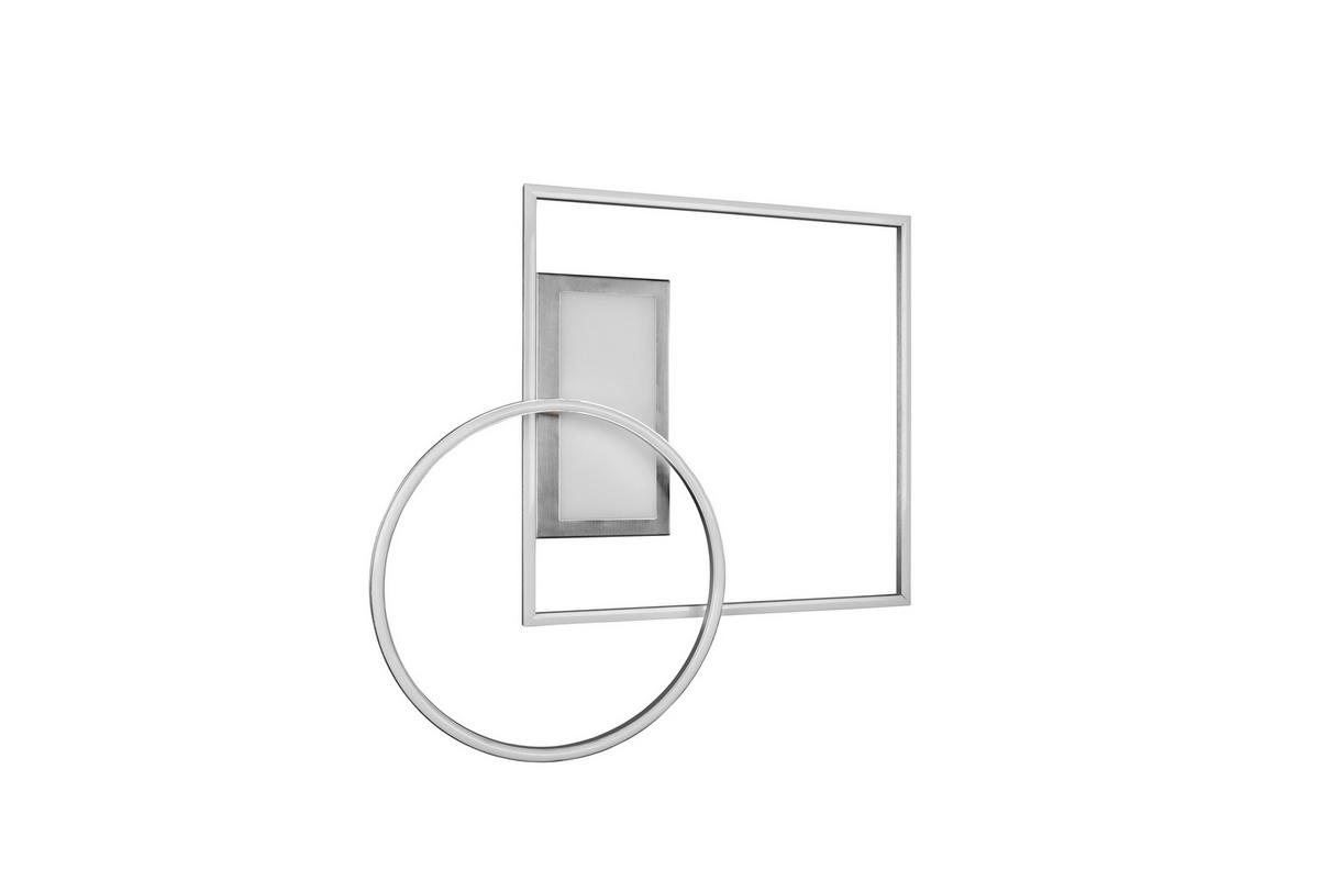 LED PLAFONJERA - boja nikla, Dizajnerski, metal (64,5/9,0/86,5cm)