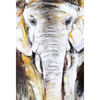 ÖLGEMÄLDE Tiere 118/80 cm  - Multicolor, Design, Holzwerkstoff/Textil (118/80cm) - Monee