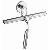 DUSCHABZIEHER  - Chromfarben, Basics, Kunststoff/Metall (25/21,5/6cm) - Wenko