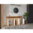 SIDEBOARD  in 195/88/38 cm  - Alufarben/Schwarz, Basics, Holzwerkstoff/Kunststoff (195/88/38cm) - Xora