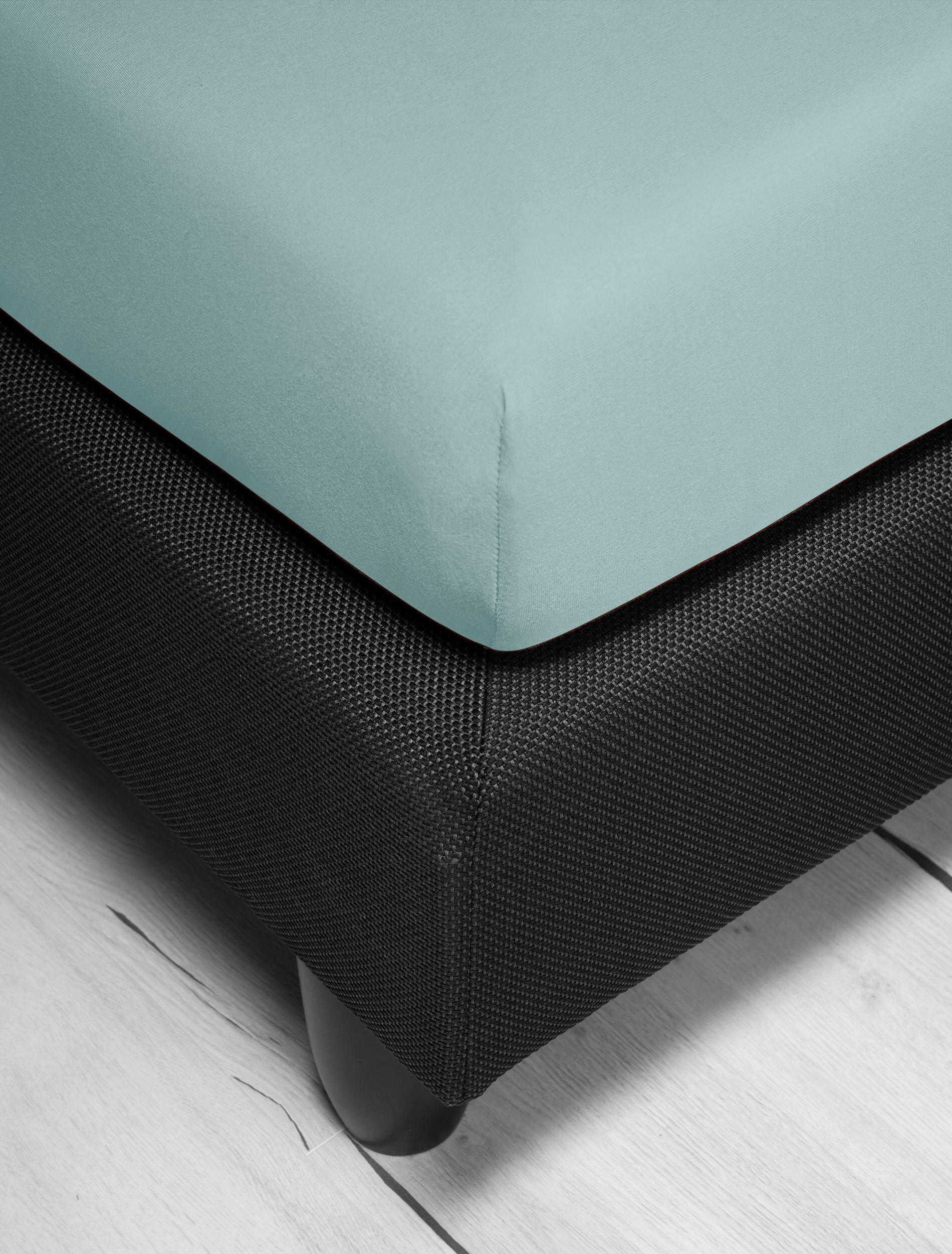 SPANNBETTTUCH Jersey  - Grün, Basics, Textil (90-100/200-220cm) - Irisette