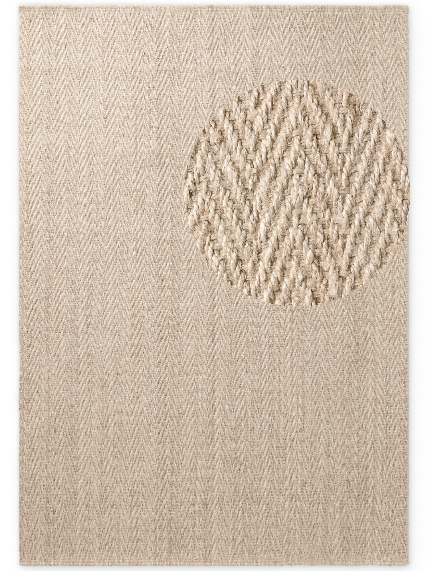 JUTETEPPICH 200/300 cm Elfenbein rechteckig  - Elfenbein, Basics, Textil (200/300cm) - Hanse Home