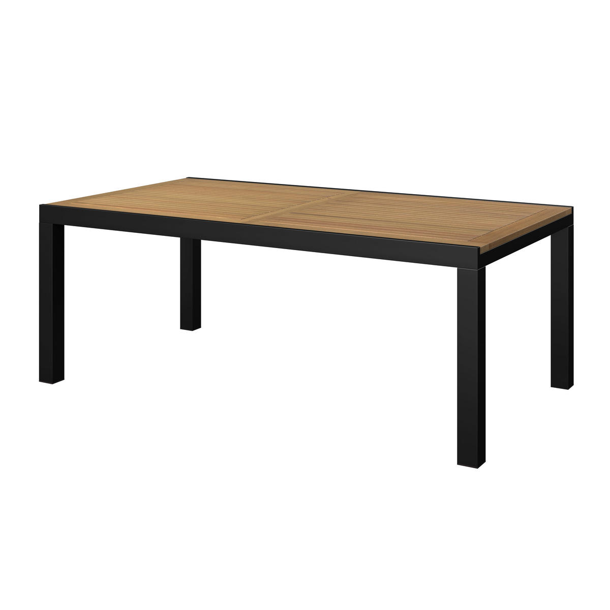 ZÁHRADNÝ STÔL, drevo, kov, 200-300/76/110 cm - prírodná farba/antracitová, Modern, kov/drevo (200-300/76/110cm) - Ambia Garden