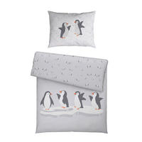 WENDEBETTWÄSCHE 2-teilig Patinio Flachgewebe  - Grau, Basics, Textil (21/1,5/29cm) - Patinio