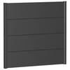 SICHTSCHUTZ - Dunkelgrau, Basics, Metall (96/91/4,4cm) - Biohort