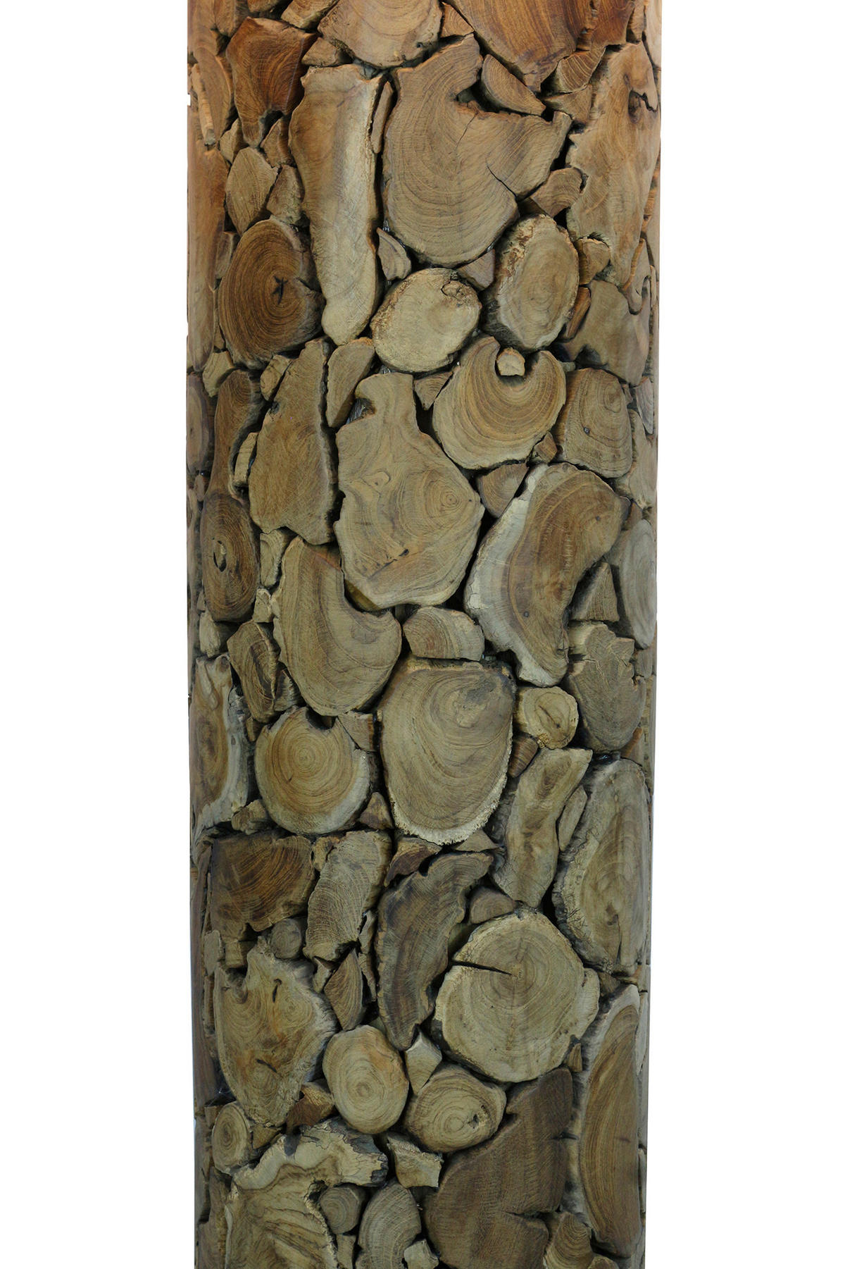 STEHLEUCHTE  35/170/35 cm   - Schwarz/Naturfarben, Design, Holz/Textil (35/170/35cm) - P & B