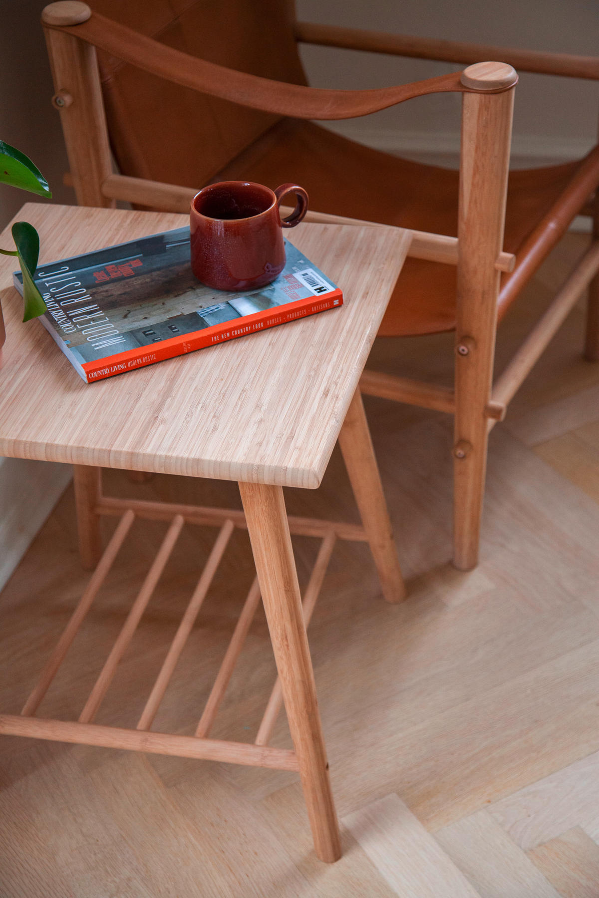 BEISTELLTISCH 45/45/52 cm Bambus vollmassiv Naturfarben quadratisch  - Naturfarben, ROMANTIK / LANDHAUS, Holz (45/45/52cm) - MID.YOU