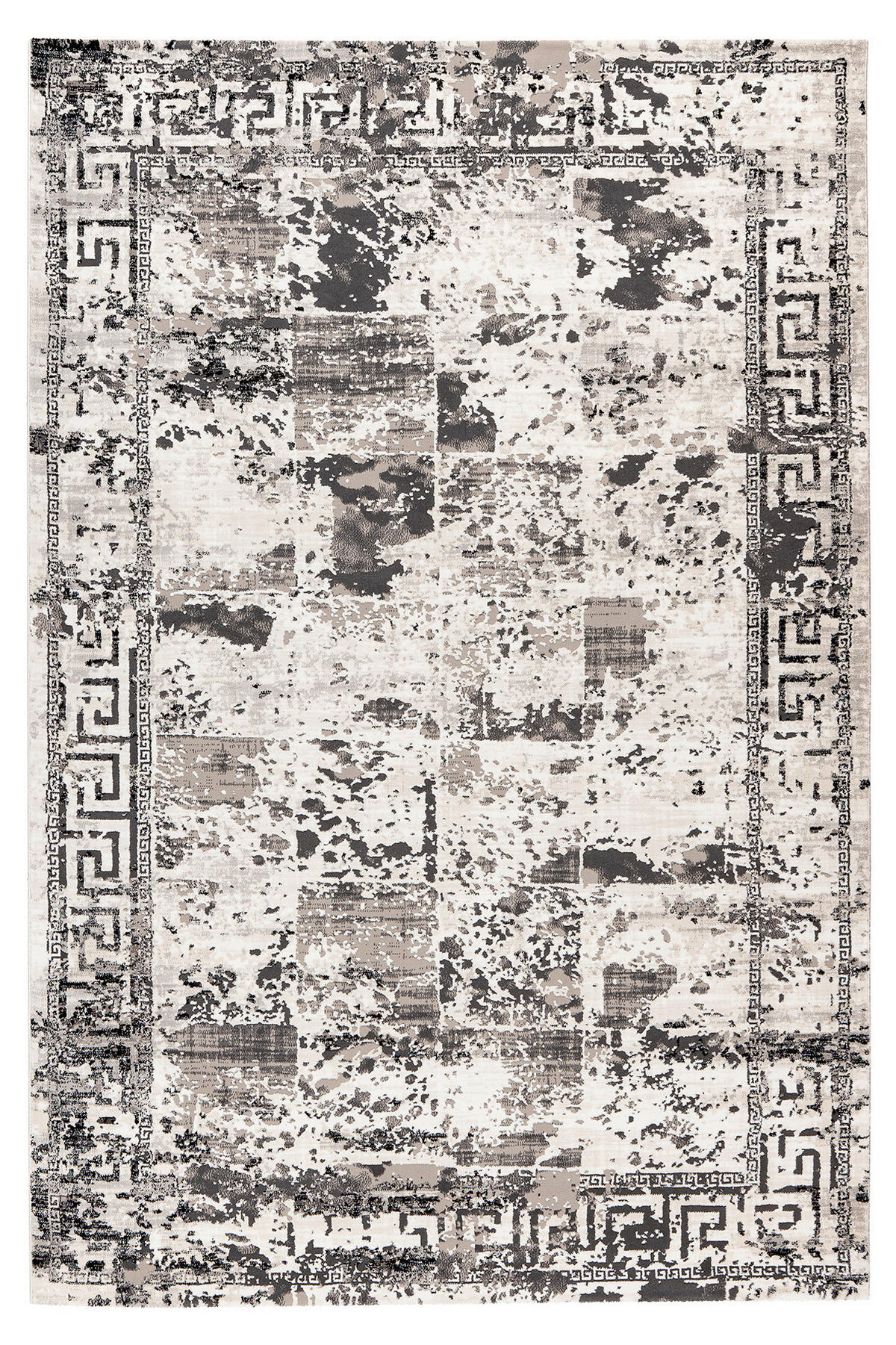 WEBTEPPICH 120/170 cm My Opal Grau, Schwarz  - Schwarz/Grau, LIFESTYLE, Textil (120/170cm) - Obsession