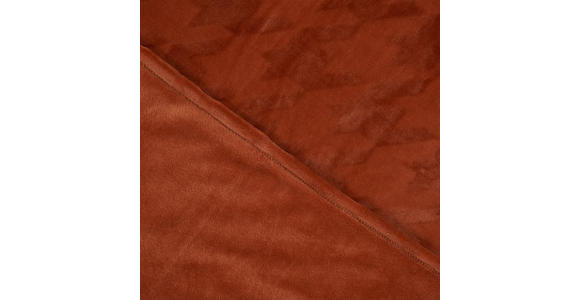 DECKE 150/200 cm  - Cognac, Basics, Textil (150/200cm) - Novel