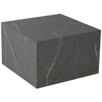 COUCHTISCH 60/60/38 cm quadratisch Schwarz  - Schwarz, Design, Holzwerkstoff (60/60/38cm) - Carryhome