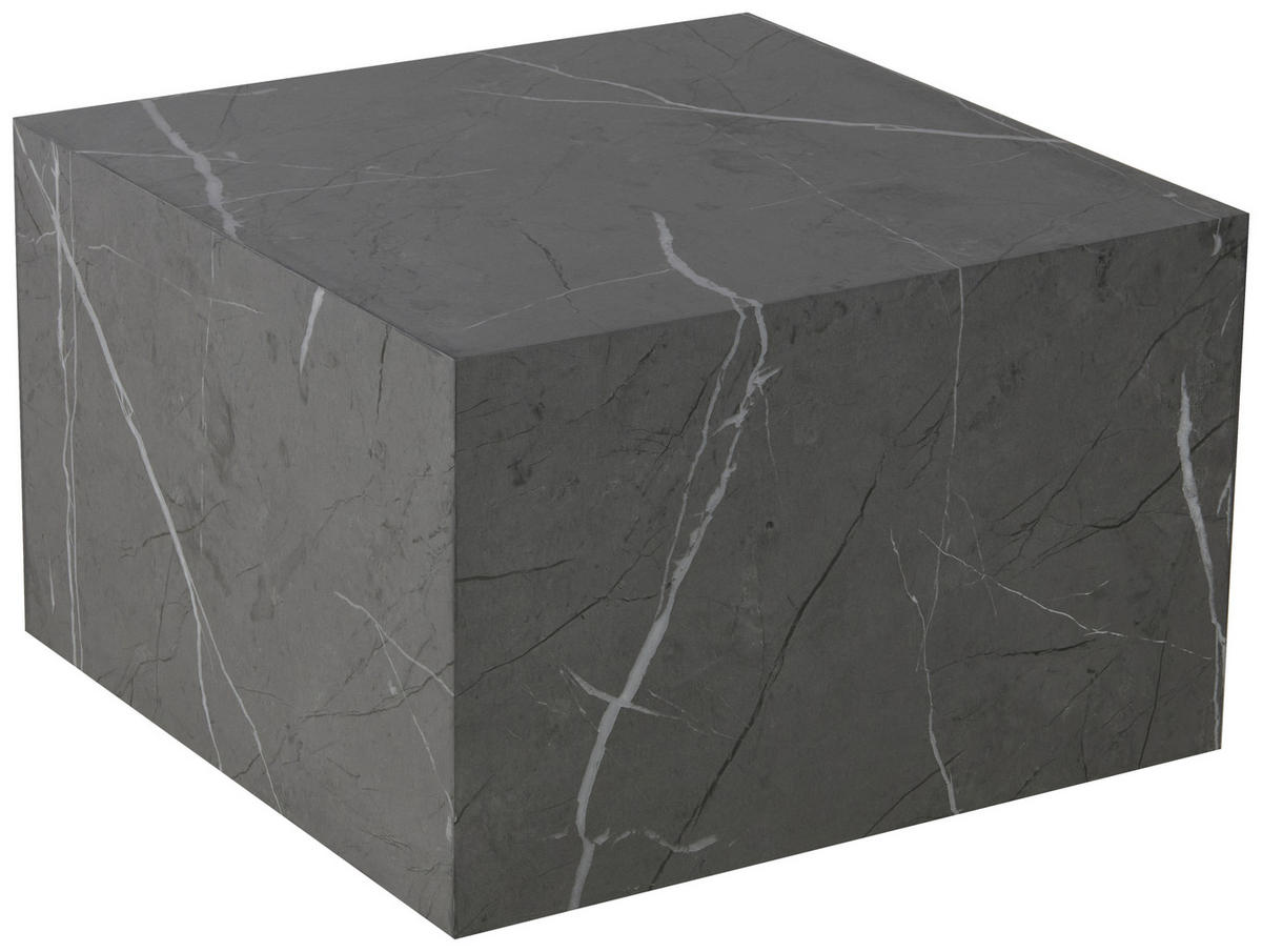 COUCHTISCH 60/60/38 cm quadratisch Schwarz  - Schwarz, Design, Holzwerkstoff (60/60/38cm) - Carryhome