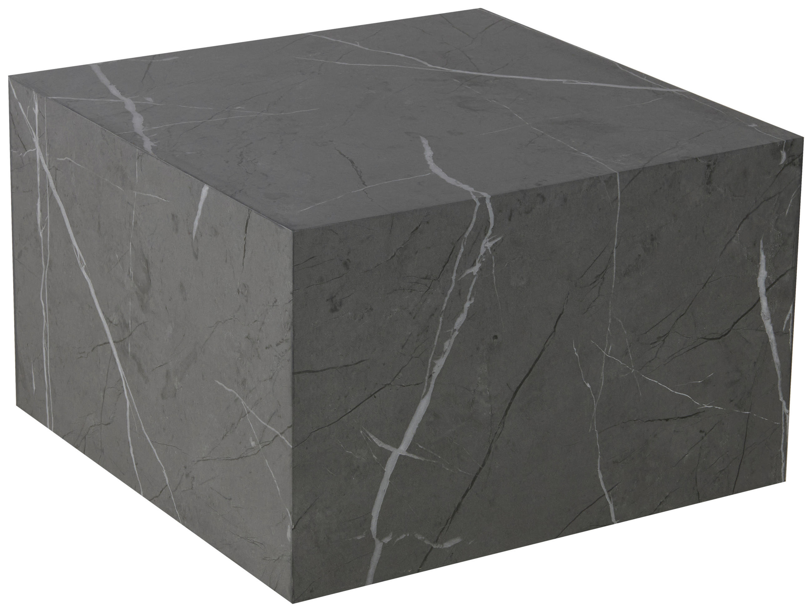 Carryhome Couchtisch Schwarz 60x38x60 cm