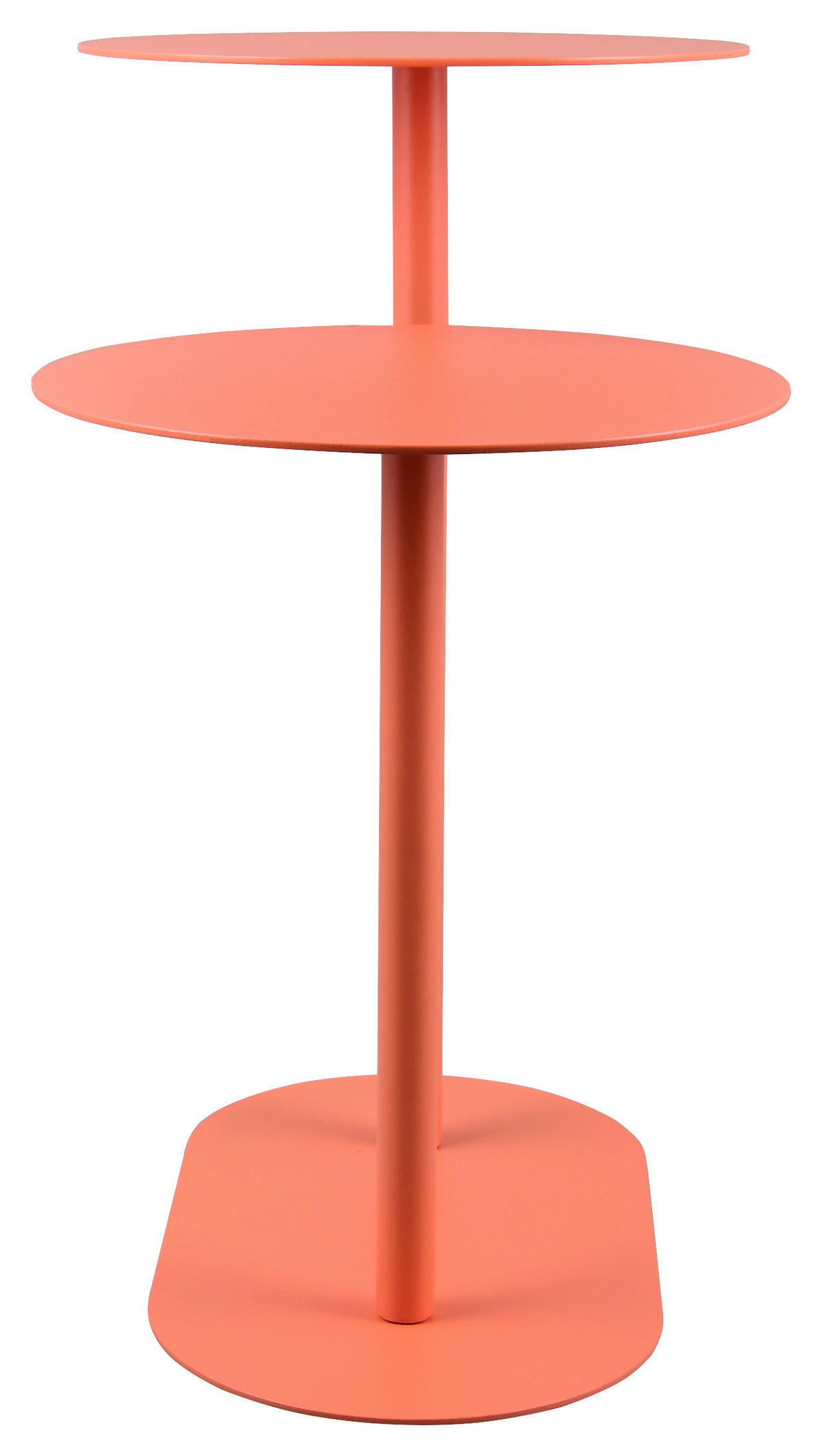 BEISTELLTISCH 50/30/53 cm Aprikose rund  - Aprikose, Design, Metall (50/30/53cm)