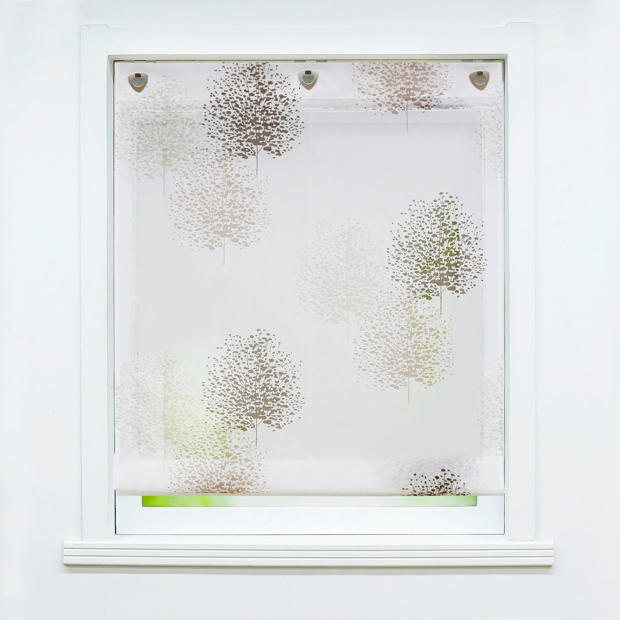 FALTROLLO  transparent  80/140 cm    - Hellbraun/Weiß, Basics, Textil (80/140cm)