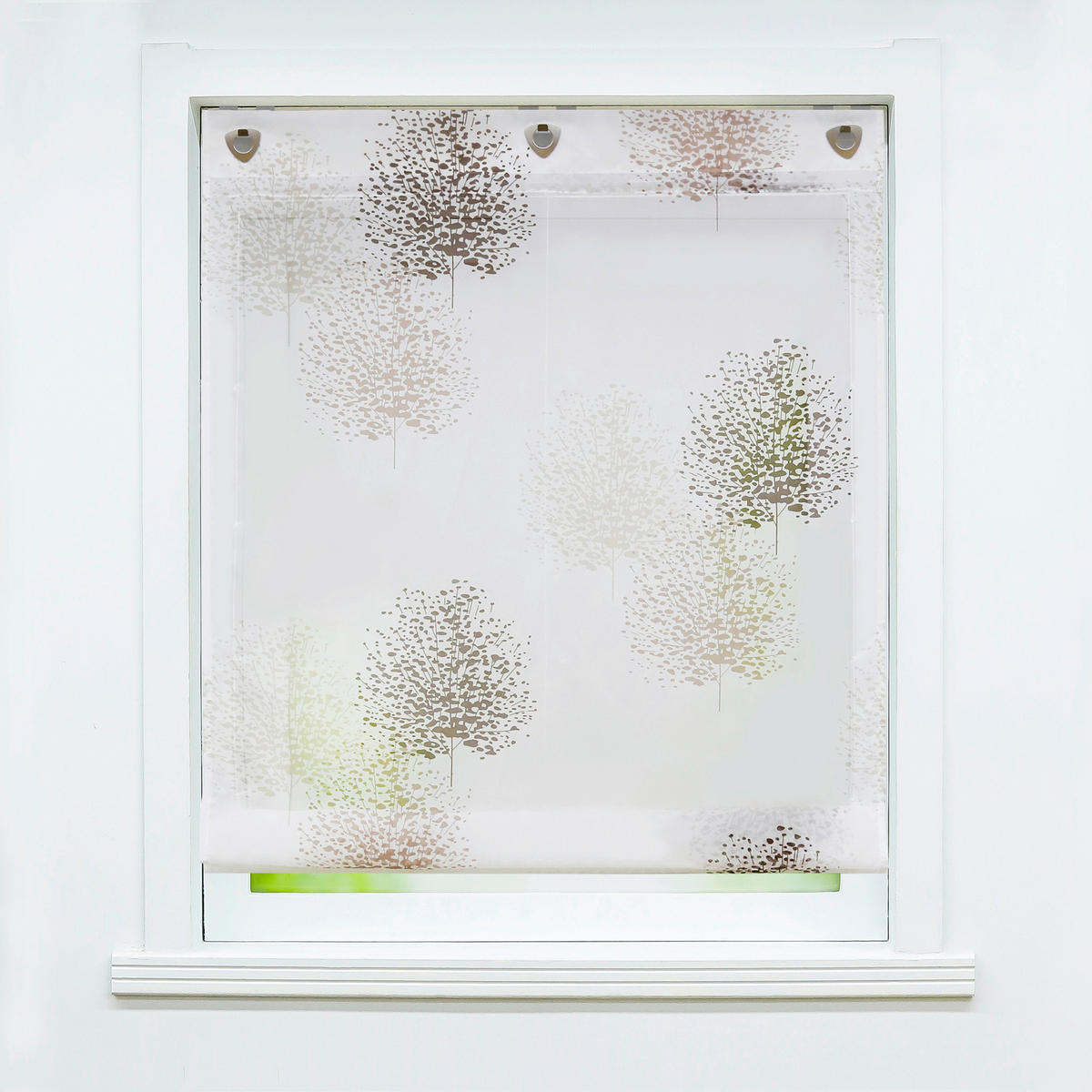 FALTROLLO  transparent  80/140 cm    - Hellbraun/Weiß, Basics, Textil (80/140cm)