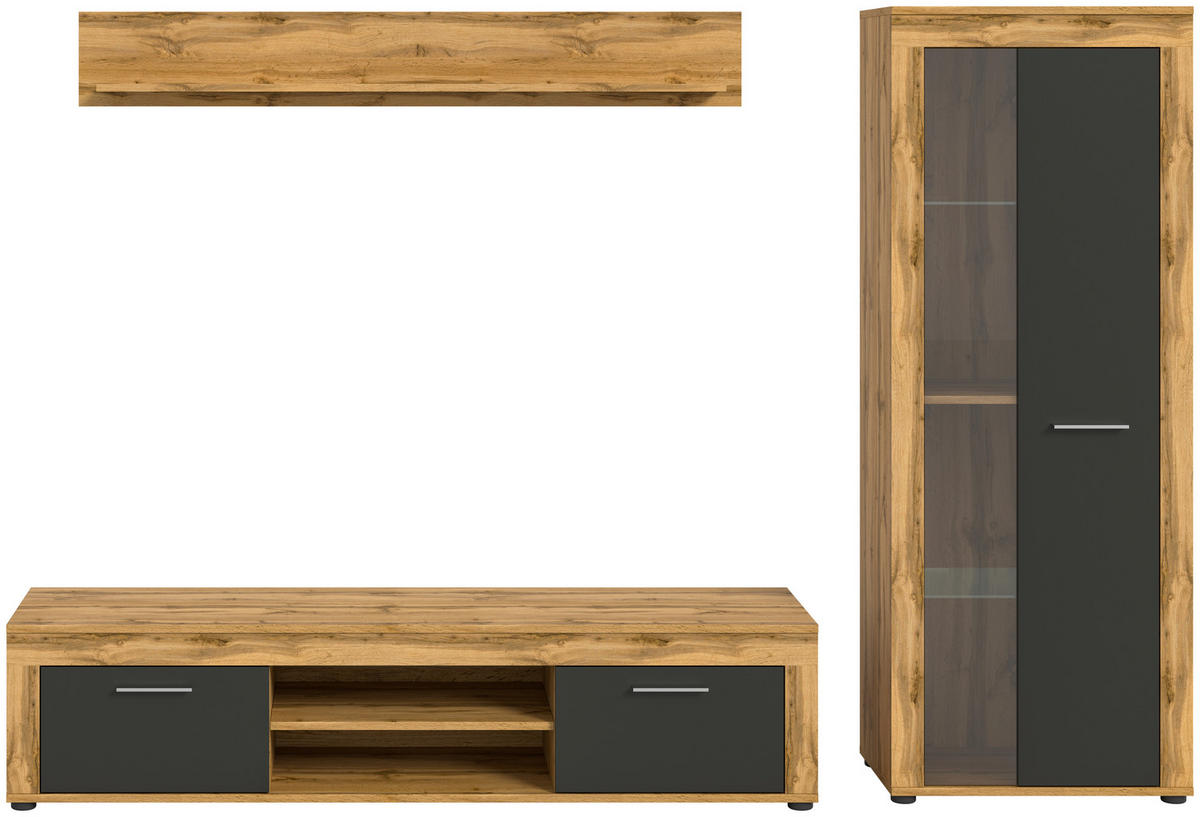 WOHNWAND  in  235/159/35 cm  - Design (235/159/35cm) - MID.YOU