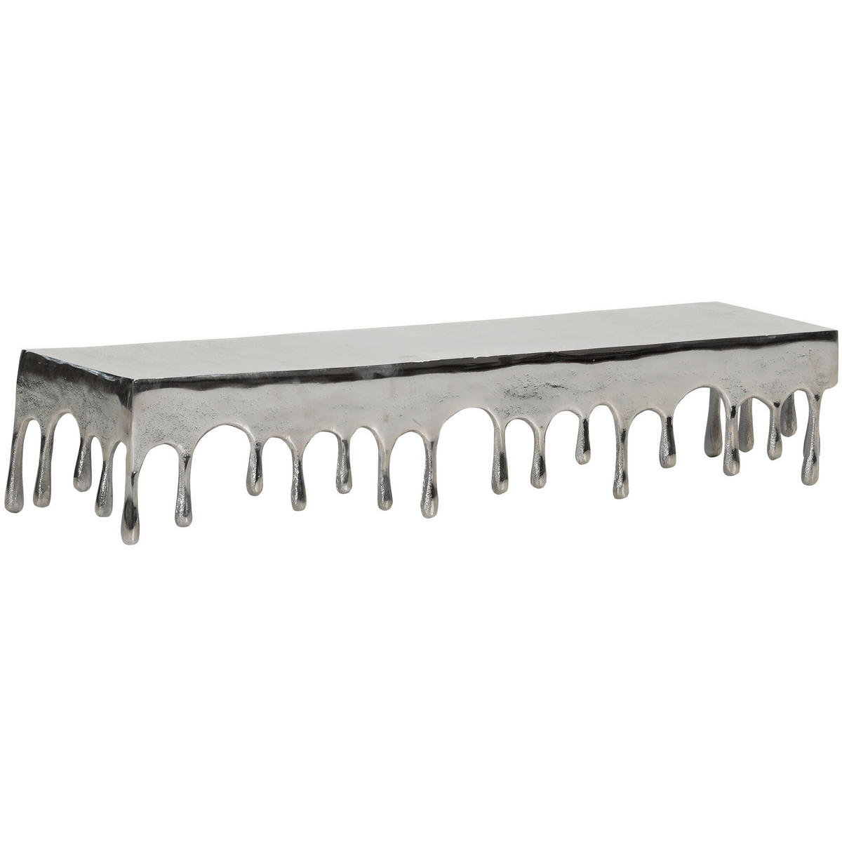 ETAJERĂ DE PERETE 88/18/25 cm  - argintiu, Modern, metal (88/18/25cm) - Ambia Home