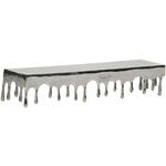 WANDREGAL 88/18/25 cm  - Silberfarben, MODERN, Metall (88/18/25cm) - Ambia Home