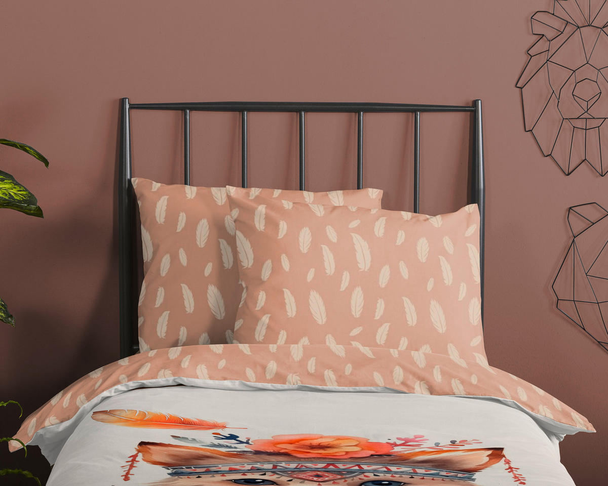 KINDERBETTWÄSCHE 140/200 cm  - Hellrosa/Multicolor, Trend, Textil (140/200cm)