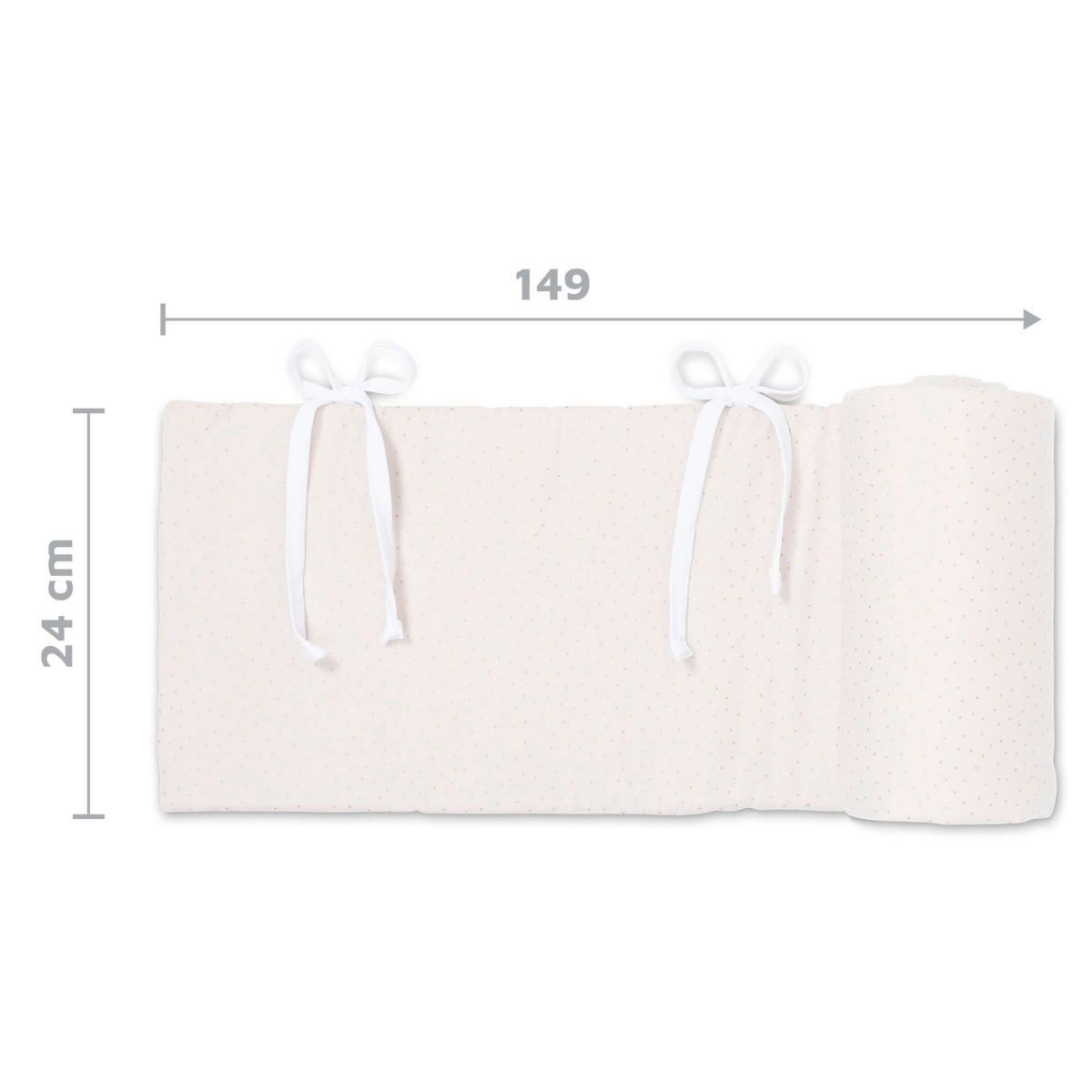 NESTCHEN   24/149 cm  - Beige, Basics, Textil (24/149cm) - Babybay