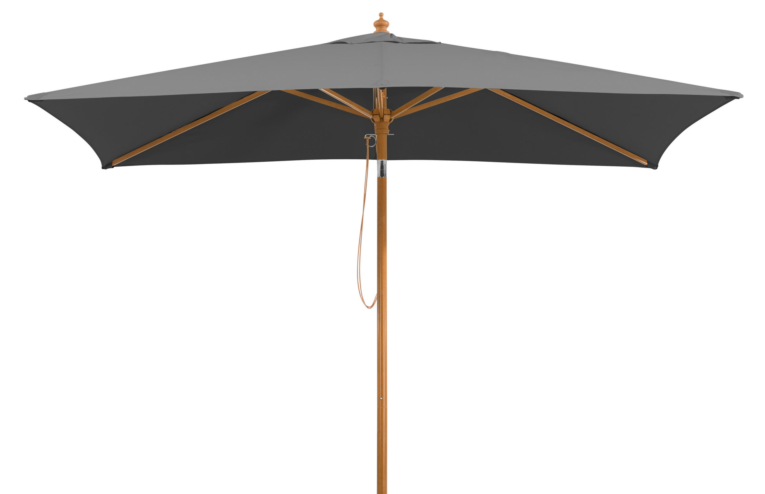 SONNENSCHIRM 300 cm Anthrazit  - Anthrazit/Buchefarben, Basics, Textil/Metall (200/261/300cm) - Schneider