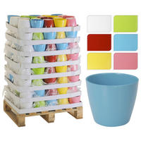 KVĚTINÁČ keramika, 12/15/15 cm - vícebarevná, Basics, keramika (12/15/15cm)