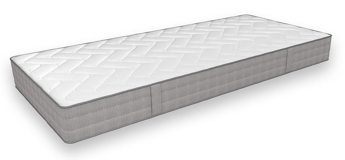 LEŽIŠČE Z ŽEPKASTIM VZMETENJE 120/200 cm - bela, Design, tekstil (120/200cm) - Swedish Line