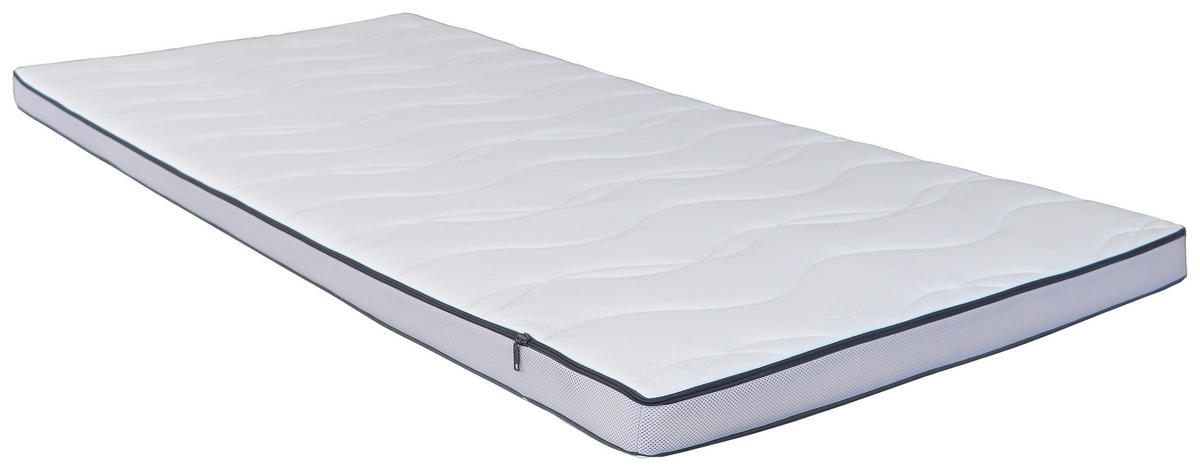 FEDŐMATRAC 90/200 cm  - fehér, Basics, textil (90/200cm) - Sleeptex