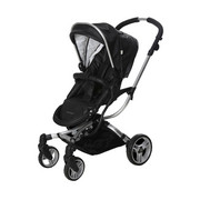 KINDERWAGEN Jeremy - Alufarben/Schwarz, Metall (110/61/110cm) - Jette