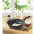 PFANNE 24 cm - Klar/Schwarz, Glas/Metall (24cm) - BALLARINI