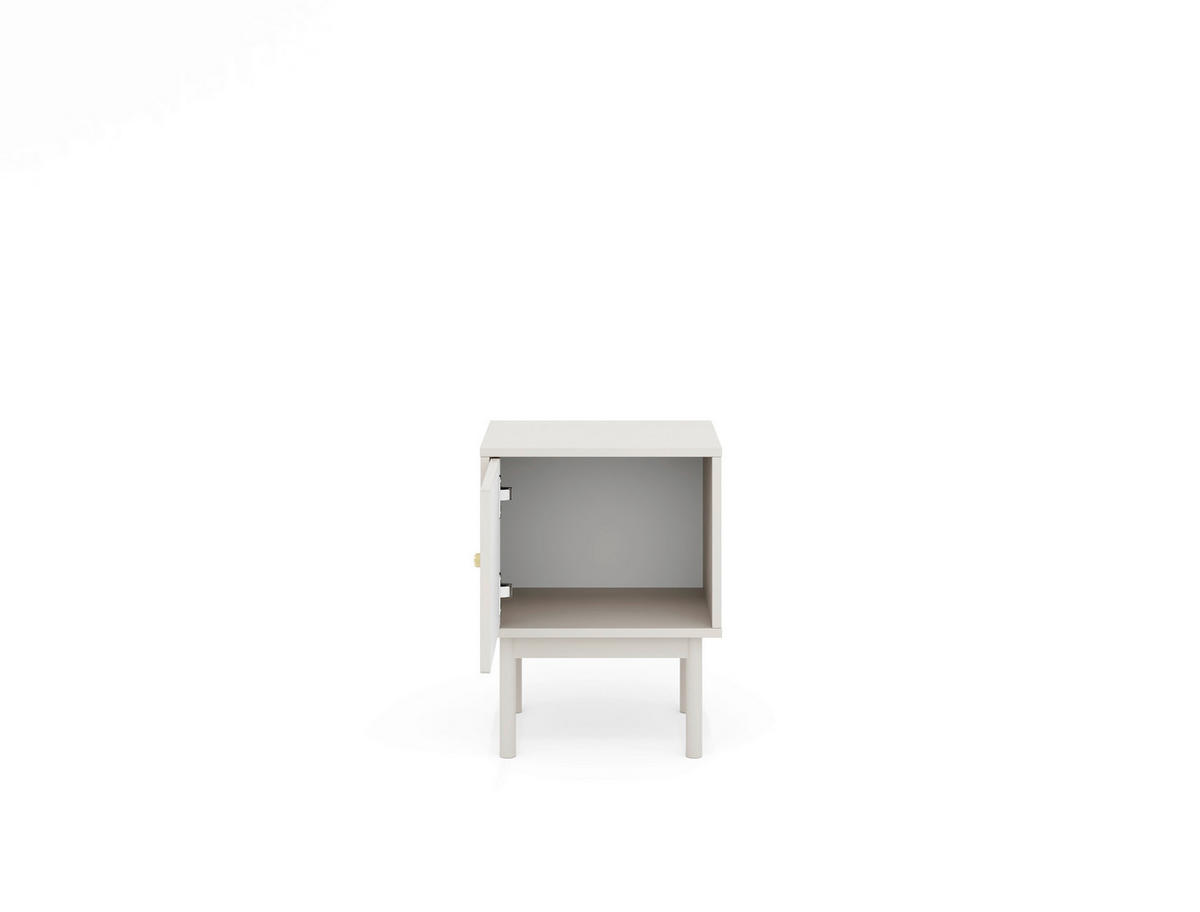 NACHTSCHRANK 41,5/53,5/39 cm  - Kaschmir/Goldfarben, LIFESTYLE, Holzwerkstoff/Metall (41,5/53,5/39cm) - MID.YOU