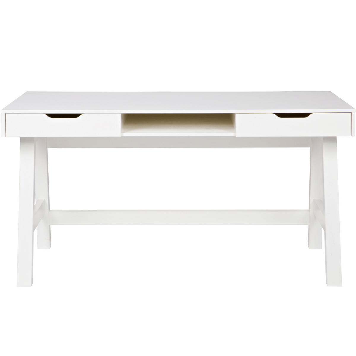 SCHREIBTISCH 140/62/75 cm  in Weiß  - Weiß, MODERN, Holz (140/62/75cm) - Livetastic