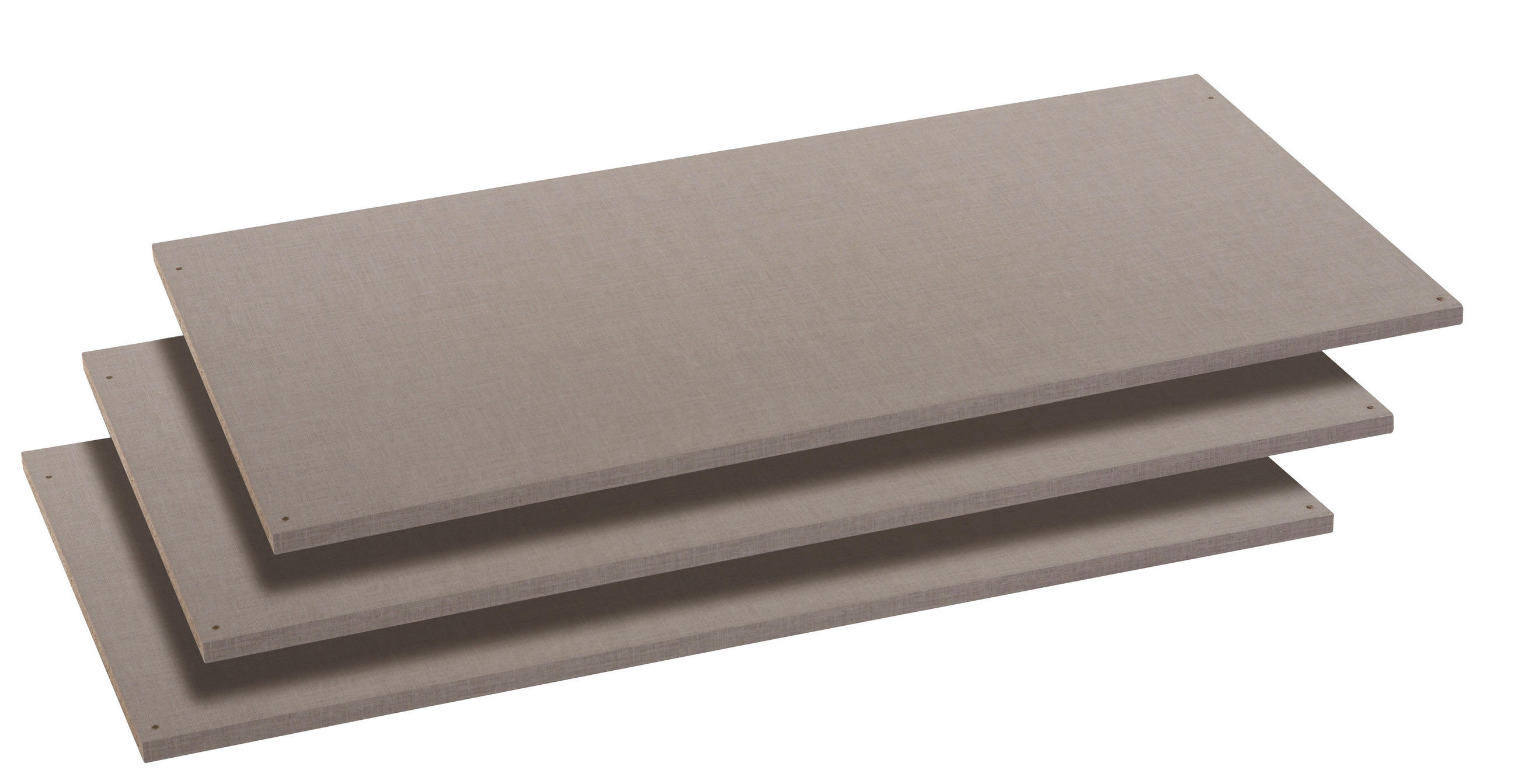 HYLLPLAN SET 88/1,6/45 cm   - grå, trämaterial (88/1,6/45cm) - Rauch Möbel