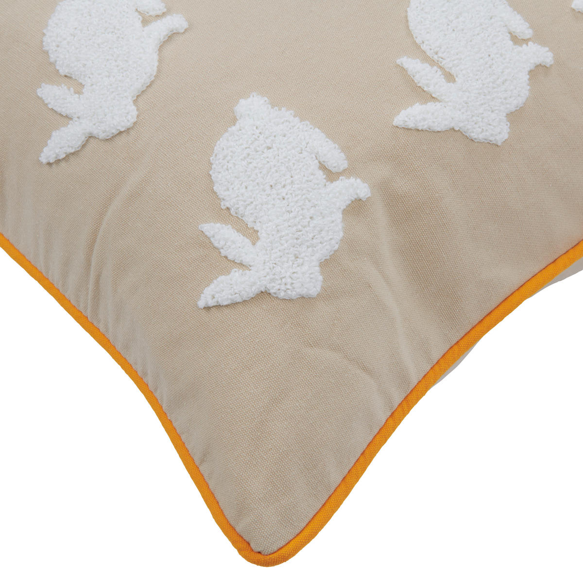 ZIERKISSEN  45/45 cm   - Weiß, Textil (45/45cm) - Esposa