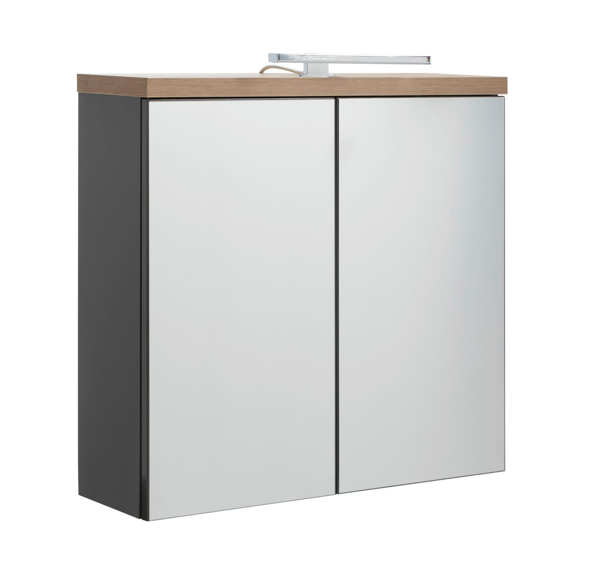 OMARA Z OGLEDALOM 70/66.8/22 cm  - Moderno, leseni material (70/66.8/22cm) - Xora