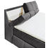 BOXSPRINGBETT 180/200 cm in Grau, Dunkelgrau - Dunkelgrau/Grau, Design, Kunststoff/Textil (180/200cm) - Carryhome BOXSPRINGBETT 180/200 cm in Grau, Dunkelgrau - Dunkelgrau/Grau, Design, Kunststoff/Textil (180/200cm) - Carryhome