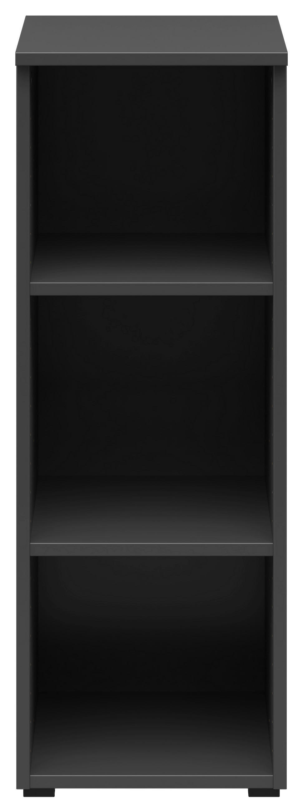 REGÁL, grafitová, 30/83/40 cm - grafitová/antracitová, Modern, kompozitné drevo/plast (30/83/40cm) - Carryhome