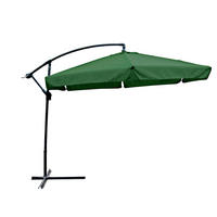 AMPELSCHIRM 300 cm Grün  - Anthrazit/Grün, Basics, Kunststoff/Metall (300/250/300cm) - Gardenson