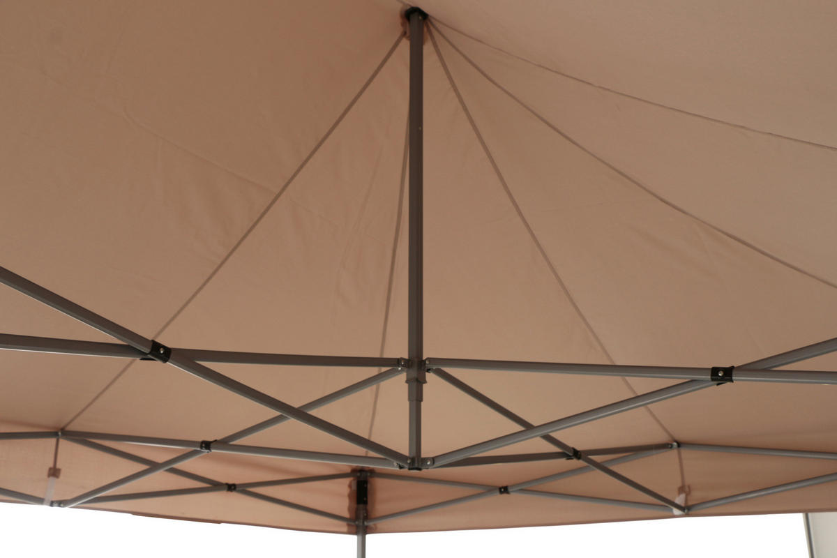 PAVILLON 450/330/300 cm   - Taupe, KONVENTIONELL, Textil/Metall (450/330/300cm) - Siena Garden